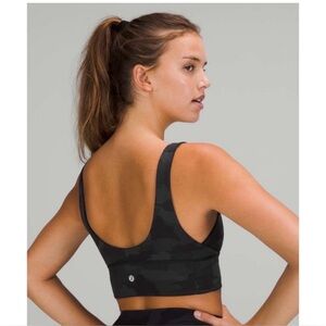 Lululemon Athletica Black Camo Align Sports Bra Reversible